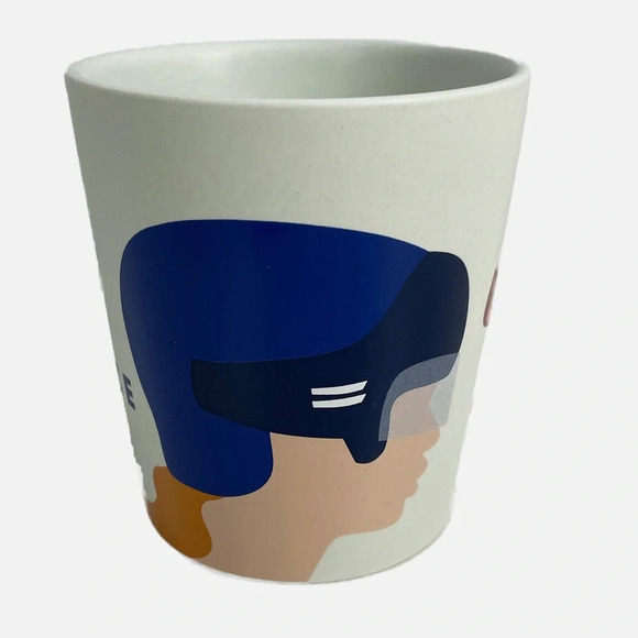 Indigo Mug Coffee Tea Hockey Ceramic Prove it on the Ice Inspiration Face Off - Picture 2 of 10